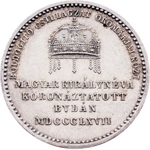 Franz Joseph I., Jeton 1867, A, Vienna