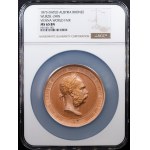 Franz Joseph I., Medal 1873, Vienna