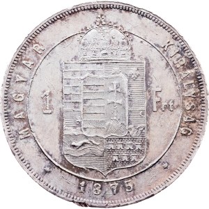Franz Joseph I., 1 Forint 1875, KB, Kremnitz