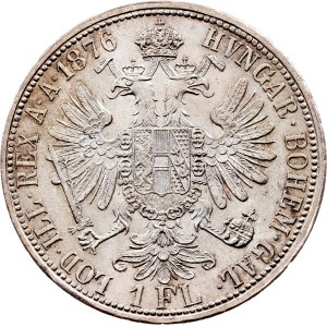 Franz Joseph I., 1 Gulden 1876, Vienna