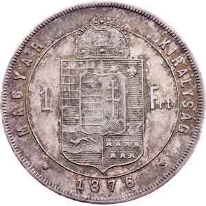 Franz Joseph I., 1 Forint 1876, KB, Kremnitz