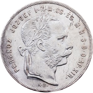 Franz Joseph I., 1 Forint 1876, KB, Kremnitz