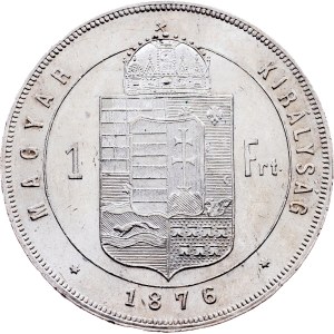 Franz Joseph I., 1 Forint 1876, KB, Kremnitz