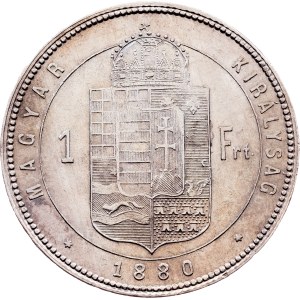 Franz Joseph I., 1 Forint 1880, KB, Kremnitz