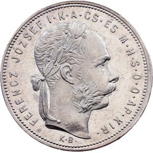 Franz Joseph I., 1 Forint 1881, KB, Kremnitz