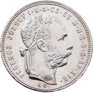 Franz Joseph I., 1 Forint 1881, KB, Kremnitz
