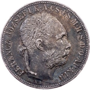 Franz Joseph I., 1 Forint 1884, KB, Kremnitz