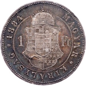 Franz Joseph I., 1 Forint 1884, KB, Kremnitz