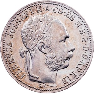 Franz Joseph I., 1 Forint 1887, KB, Kremnitz
