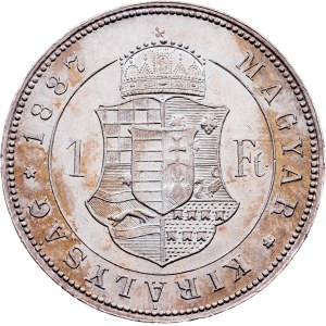 Franz Joseph I., 1 Forint 1887, KB, Kremnitz