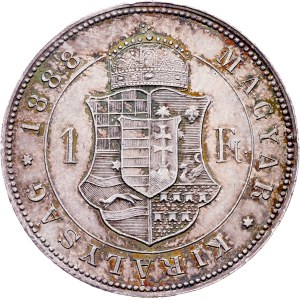 Franz Joseph I., 1 Forint 1888, KB, Kremnitz