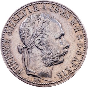 Franz Joseph I., 1 Forint 1889, KB, Kremnitz