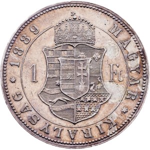 Franz Joseph I., 1 Forint 1889, KB, Kremnitz
