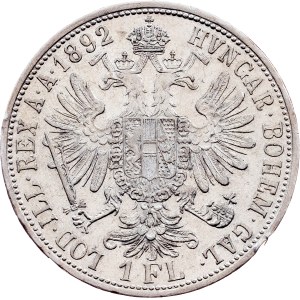 Franz Joseph I., 1 Gulden 1892, Vienna