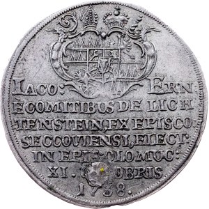 Jakob Ernst von Liechtenstein, Jeton 1738