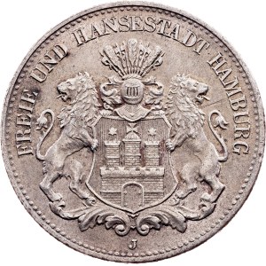 Germany, 2 Mark 1903, J, Hamburg