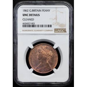 Velká Británie, 1 Penny 1862, Londýn