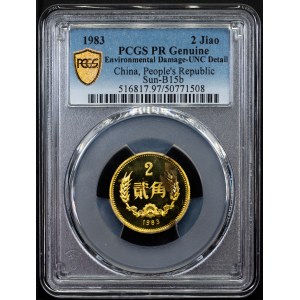 China, 2 Jiao 1983
