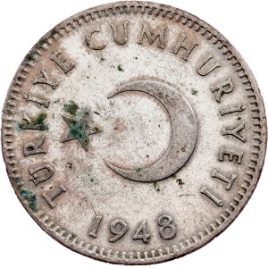Turkey, 1 Lira 1948
