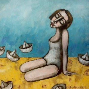 Magdalena GEDROYĆ (ur. 1975), Obiekty plażowe II, 2014