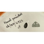 designed by Henryk JĘDRASIAK (1916-2002), Figurine "Sitting Girl", Porcelany and Porcelite Works "Chodzież".