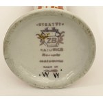 Vase, pattern "WW", Wytwórnia Wyrobów Ceramicznych "Steatyt" in Katowice.