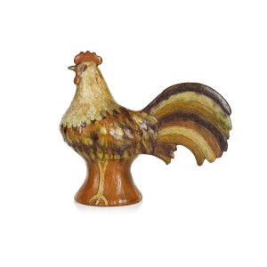Ceramic rooster (large), Cottager cooperative in Ilza, 1964