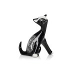 proj.Zdana KOSICKA (1894 - 1972), Figurine "Sitting Cat", Porcelany Factory "Bogucice".