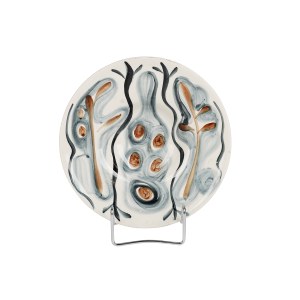 designed by Jan SOWIŃSKI (1911 - 1990), Patera Kapelusz (mini), pattern 287, Zakłady Fajansu Włocławek