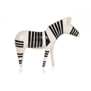 Figurine Zebra, Porcelain and Porcelite Works Chodzież