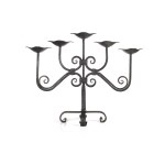 Five-arm candle holder