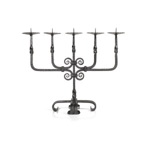 Five-arm candle holder