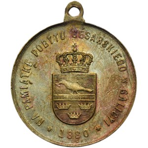 Galicia, Medal Commemoration of the Stay of Emperor Franz Joseph I in Galicia 1880