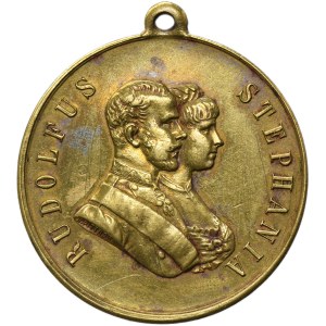 Galizien, Medaille zum Gedenken an den ersten Aufenthalt der Erzherzöge Rudolf und Stephanie in Galizien 1887