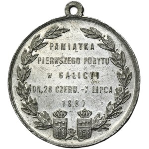 Galicia, Medal Commemorating the First Stay in Galicia of Archduke Rudolf and Stephanie 1887
