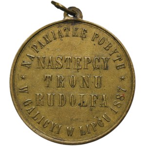Galicia, Medal in Commemoration of the Stay of the Heir to the Throne, Archduke Rudolf in Galicia 1887