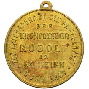 Galicia, Medal in Commemoration of the Stay of the Heir to the Throne, Archduke Rudolf in Galicia 1887