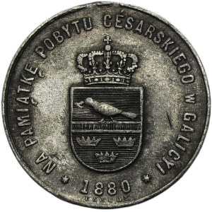 Galicia, Medal Commemoration of the Stay of Emperor Franz Joseph I in Galicia 1880