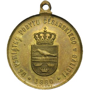 Galicia, Medal Commemoration of the Stay of Emperor Franz Joseph I in Galicia 1880