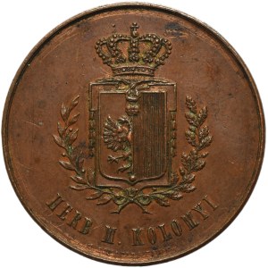 Galícia, medaila z národopisnej výstavy v Kolomyji 1880