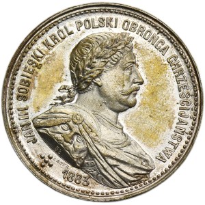 Galícia, medaila k 200. výročiu bitky pri Viedni 1883