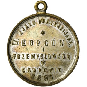 Galicia, Medal of the 2nd Congress of Christian Merchants and Industrialists in Krakau 1887