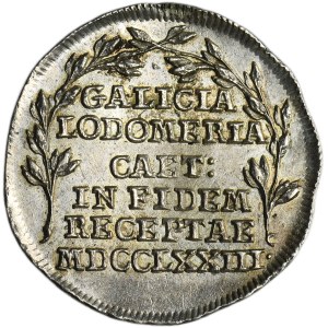 Galícia a Lodomeria, Mária Terézia, žetón o pripojení k Rakúskemu cisárstvu 1773