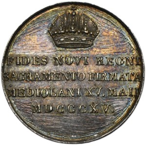 Austria, Franz II, Medal of Homage of the Lombard Provinces of Milan and Venice 1815