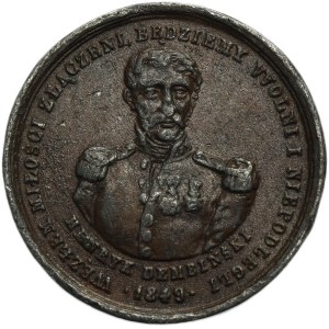 Vlastenecká medaila na pamiatku generálov Józefa Bema a Henryka Dembińského 1849