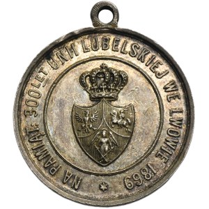 Galicia, Medal Commemorating the Funeral of Casimir the Great, 300th Anniversary of the Union of Lublin 1869