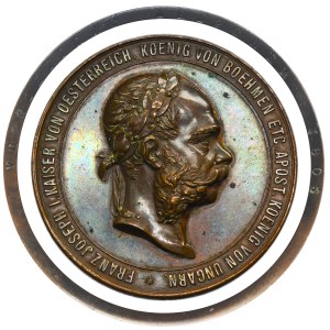 Galice, François-Joseph Ier, médaille de l'exposition de Przemyśl 1882
