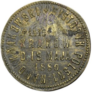 Medal 400th Anniversary of the Death of Jan Długosz 1880 - RARE