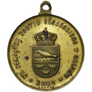 Galicia, Medal Commemoration of the Stay of Emperor Franz Joseph I in Galicia 1880