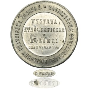 Galícia, medaila z národopisnej výstavy v Kolomyji 1880